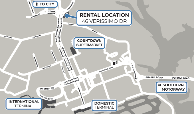 Auckland Airport Pick Up Instructions Depot